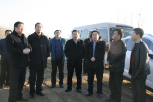 樂(lè)陵市市委副書(shū)記、市長(zhǎng)王大山到S240改建工程工地視察項(xiàng)目建設(shè)情況